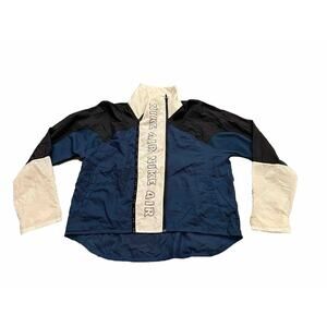 Nike Womens Blue White Lightweight AIR Running Zip Up Jacket Size M DB4356-432